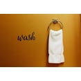 thumbnail image 1 of Wall Design Pieces Wash Text Lettering Bathroom Quote 8x32", 1 of 1