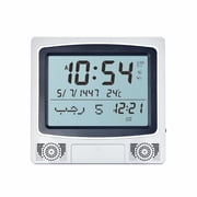 Multifunction Alarm Clocks Prayer Digital LED Azan Clock with Temperature Monitor Calendar Wall Desktop Placement