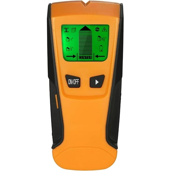 Wall Detector Metal, Multi-Functional LCD Digital Wall Detector, Stud Finder Wall Scanner with Alarm Function, Up to 3 (76mm), for The Center and Edge of Wood AC Cable Metal Studs Joist Pipe