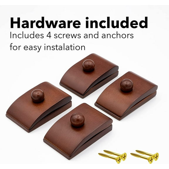 Wall Display Quilt Hangers with Wooden Clips, Heavy Duty Blanket and Tapestry Holder