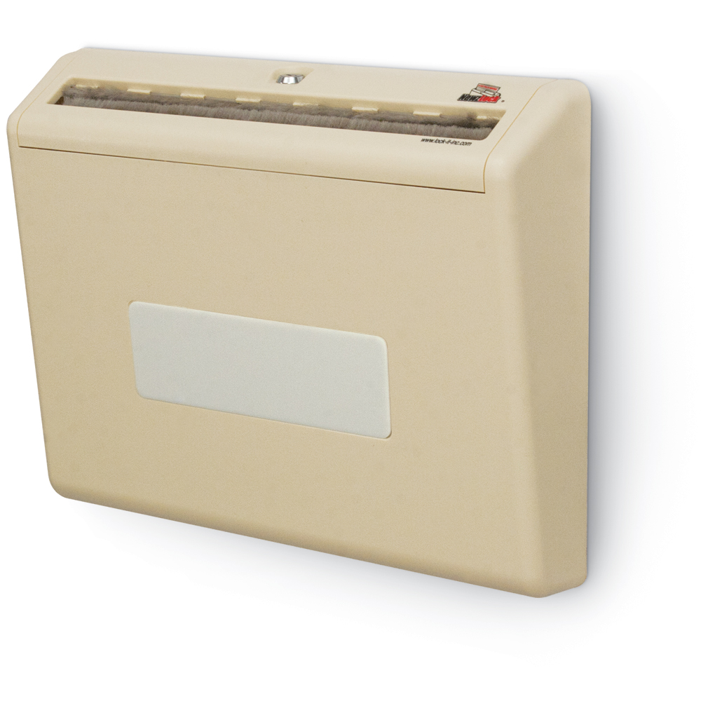 Wall Document Drop Box, Locking 18"x4"x14"