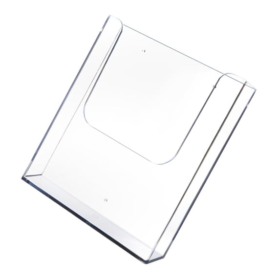 Wall Document Organiser Holder Clear Acrylic File Display Rack Space ...
