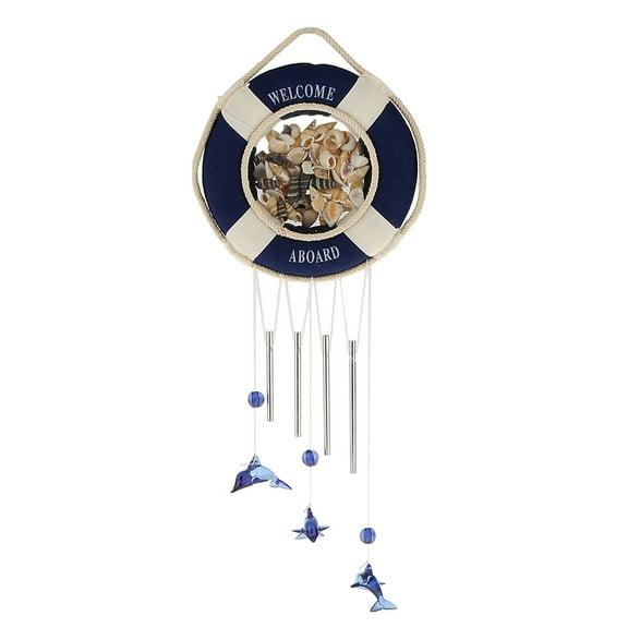 Wall Door Hanging Sea Nautical Coast Buoy Shell Wind-bell Decor