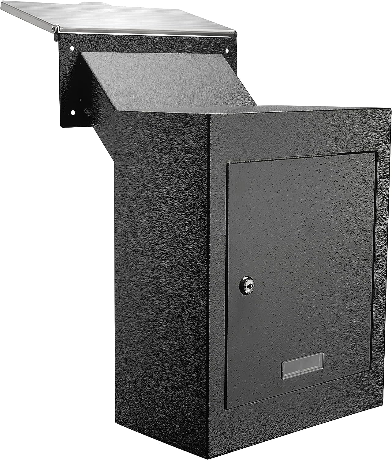 Through The Wall Drop Box with Rainproof Slots, Heavy Duty Steel Wall ...
