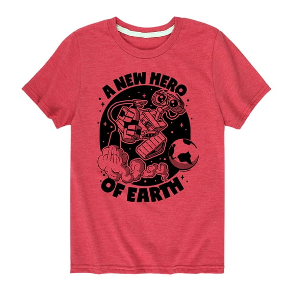 Wall-E - A New Hero Of Earth - Toddler And Youth Short Sleeve Graphic T-Shirt