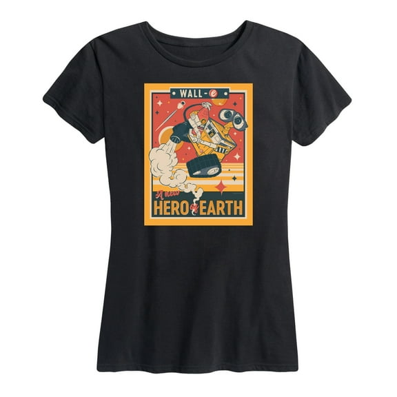 Wall-E - A New Hero Of Earth - Women's Short Sleeve Graphic T-Shirt