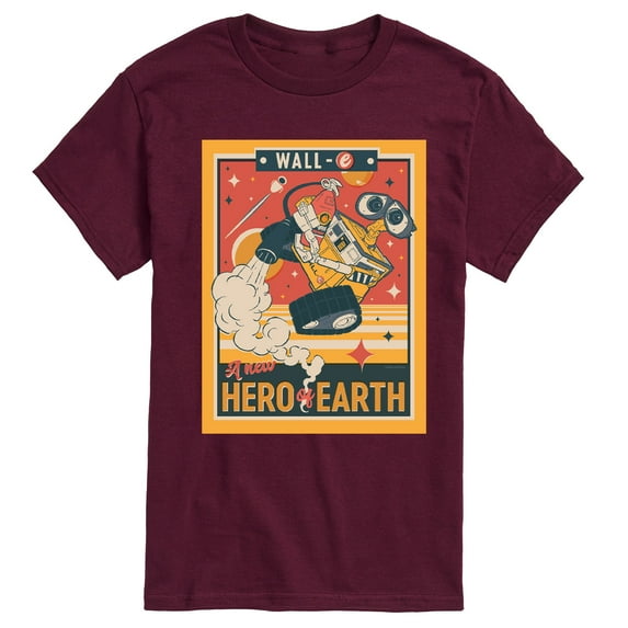 Wall-E - A New Hero of The Earth - Men's Short Sleeve Graphic T-Shirt