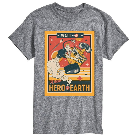 Wall-E - A New Hero of The Earth - Men's Short Sleeve Graphic T-Shirt