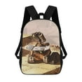 thumbnail image 1 of Wall-E Backpack, 17 Inch Laptop Backpack, Water-Resistant BookBag, Adjustable Shoulder Straps, Durable 600D Polyester, 1 of 9