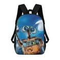 thumbnail image 1 of Wall-E Backpack, 17 Inch Laptop Backpack, Water-Resistant BookBag, Adjustable Shoulder Straps, Durable 600D Polyester, 1 of 9