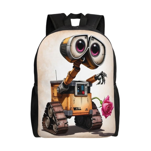 Wall-E Backpack Aesthetic Large Capacity Laptop Bookbag College Travel Hiking School Daypack Rucksack