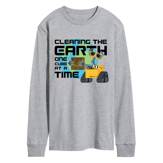 Wall-E - Cleaning The Earth - Men's Long Sleeve T-Shirt
