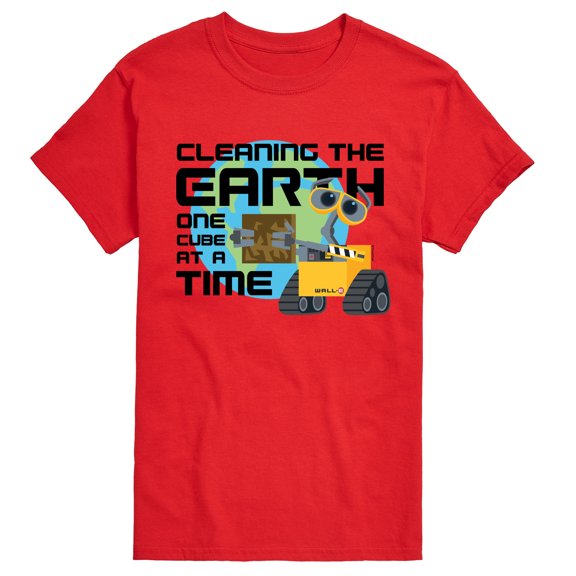 Wall-E - Cleaning The Earth - Men's Short Sleeve Graphic T-Shirt