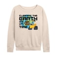 thumbnail image 1 of Wall-E - Cleaning The Earth - Women's Lightweight French Terry Long Sleeve Shirt, 1 of 4