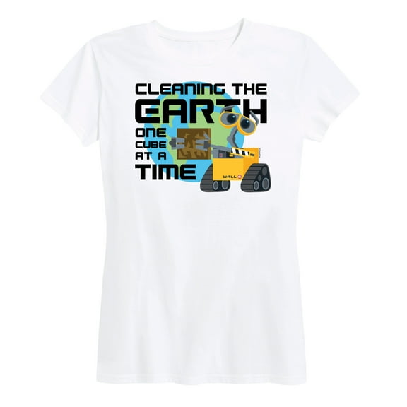 Wall-E - Cleaning The Earth - Women's Short Sleeve Graphic T-Shirt