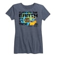 thumbnail image 1 of Wall-E - Cleaning The Earth - Women's Short Sleeve Graphic T-Shirt, 1 of 4
