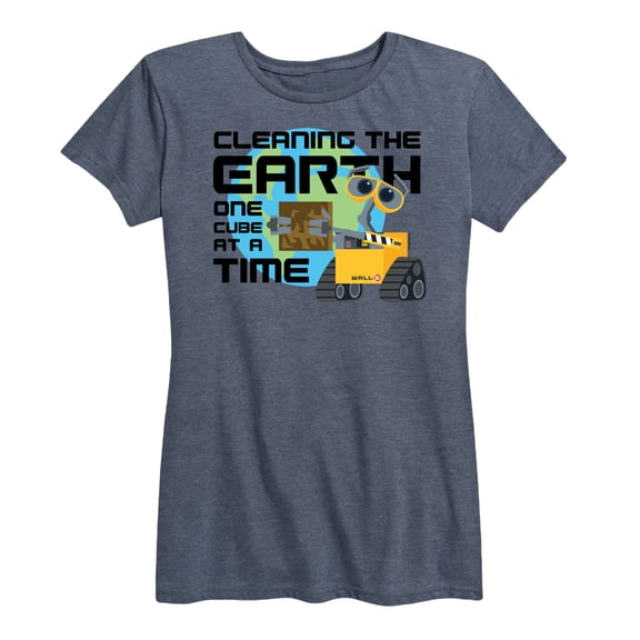 Wall-E - Cleaning The Earth - Women's Short Sleeve Graphic T-Shirt