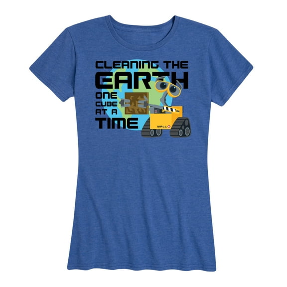 Wall-E - Cleaning The Earth - Women's Short Sleeve Graphic T-Shirt