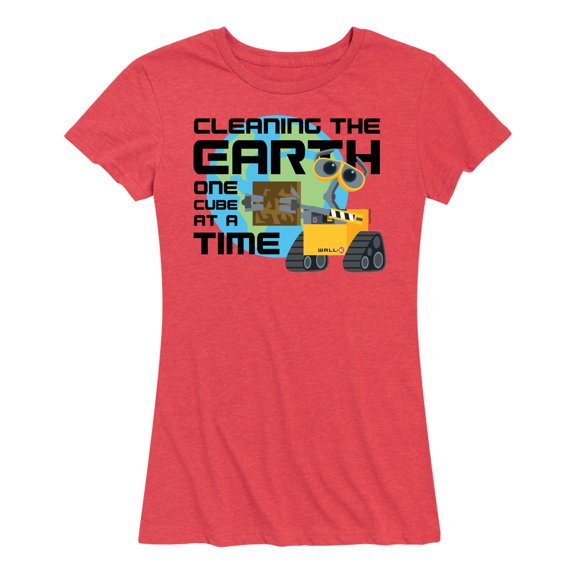Wall-E - Cleaning The Earth - Women's Short Sleeve Graphic T-Shirt