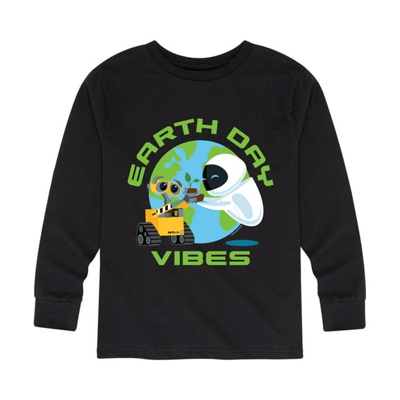 Wall-E - Earth Day Vibes - Toddler And Youth Long Sleeve Graphic T-Shirt