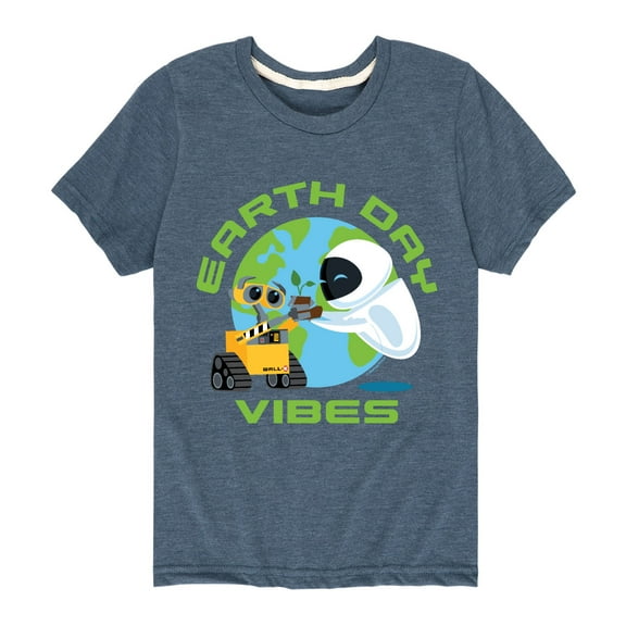 Wall-E - Earth Day Vibes - Toddler And Youth Short Sleeve Graphic T-Shirt