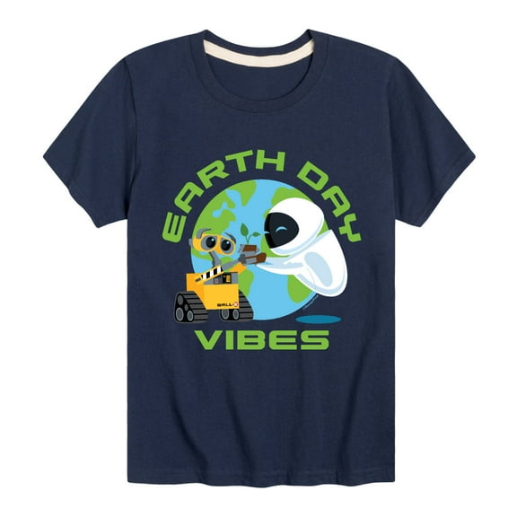 Wall-E - Earth Day Vibes - Toddler And Youth Short Sleeve Graphic T-Shirt