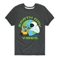 thumbnail image 1 of Wall-E - Earth Day Vibes - Toddler And Youth Short Sleeve Graphic T-Shirt, 1 of 5