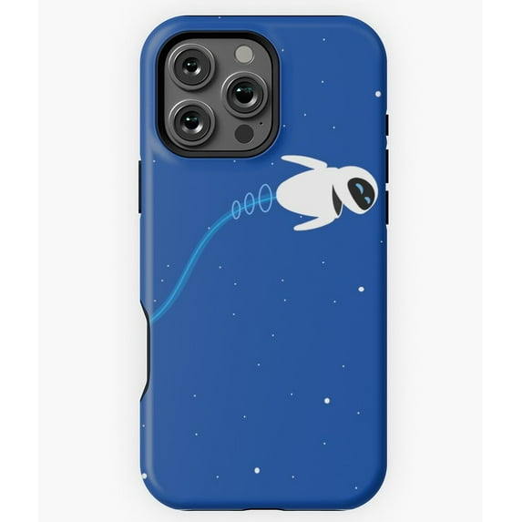 Wall-E Flying with EVE Art N3922 Phone Case for iPhone 17 16 15 14 13 12 11 Pro Max