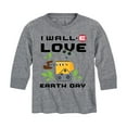 thumbnail image 1 of Wall-E - Love Earth Day - Toddler And Youth Long Sleeve Graphic T-Shirt, 1 of 4