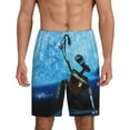 thumbnail image 1 of Wall-E Pajama Shorts for Men, Summer Graphic Lounge Pajama Bottoms Soft Sleep Pjs Pants with Drawstring & Pockets, 1 of 8