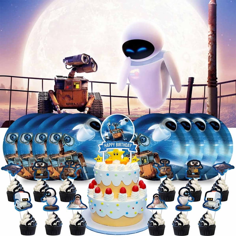Wall E Party Supplies Decor Movie Decorations Banner Plates Background ...