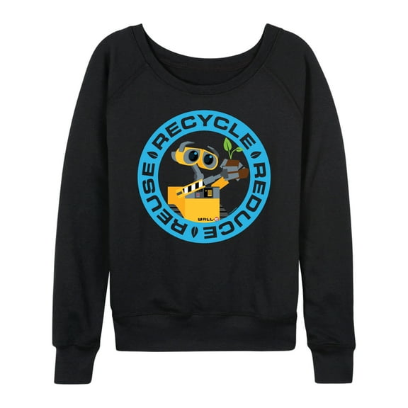 Wall-E - Recycle, Reduce, Reuse - Women's Lightweight French Terry Long Sleeve Shirt