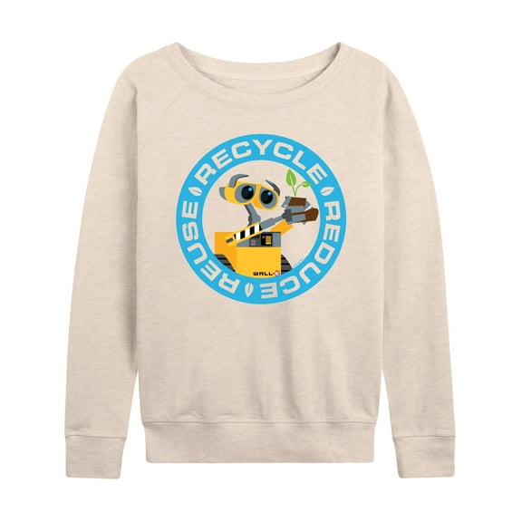 Wall-E - Recycle, Reduce, Reuse - Women's Lightweight French Terry Long Sleeve Shirt