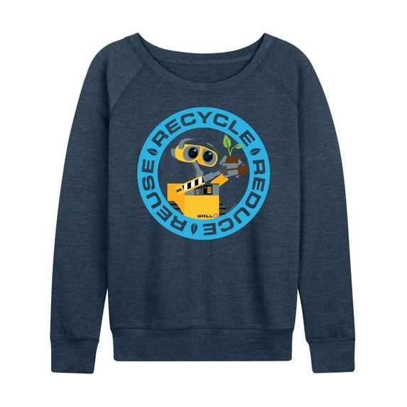 Wall-E - Recycle, Reduce, Reuse - Women's Lightweight French Terry Long Sleeve Shirt