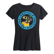 Wall-E - Womens Short Sleeve Graphic T-Shirt