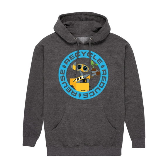 Wall-E - Recycle, Reuse, Reduce - Men's Pullover Hooded Fleece Sweatshirt