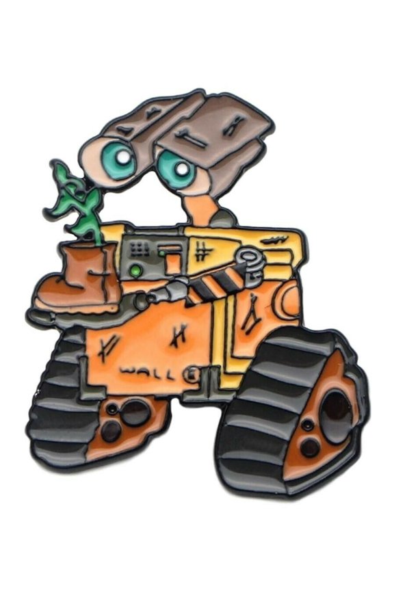 Wall-E Robot 1 Inch Tall Enamel Metal Pin