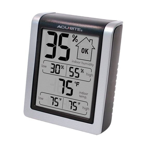 AcuRite Wireless Digital Indoor Thermometer and Hygrometer Monitor for Indoor Temperature and Humidity Measurements (00613)