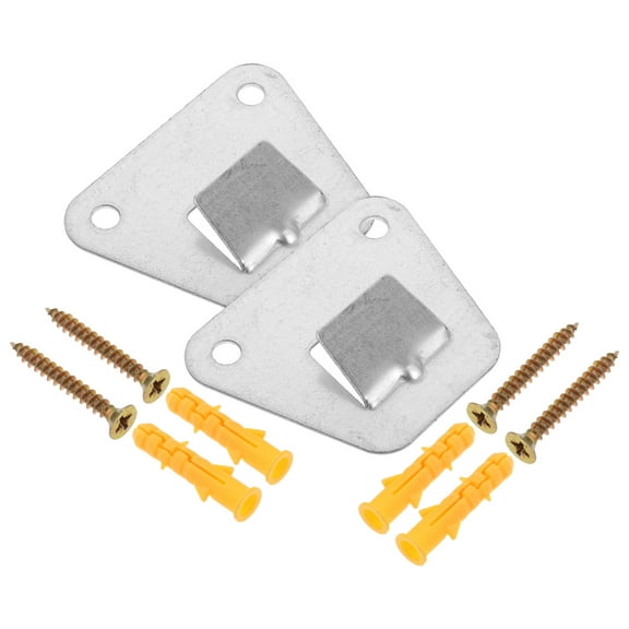 Wall Fan Bracket Mount Mounting Handheld Heavy Duty Hooks Silver