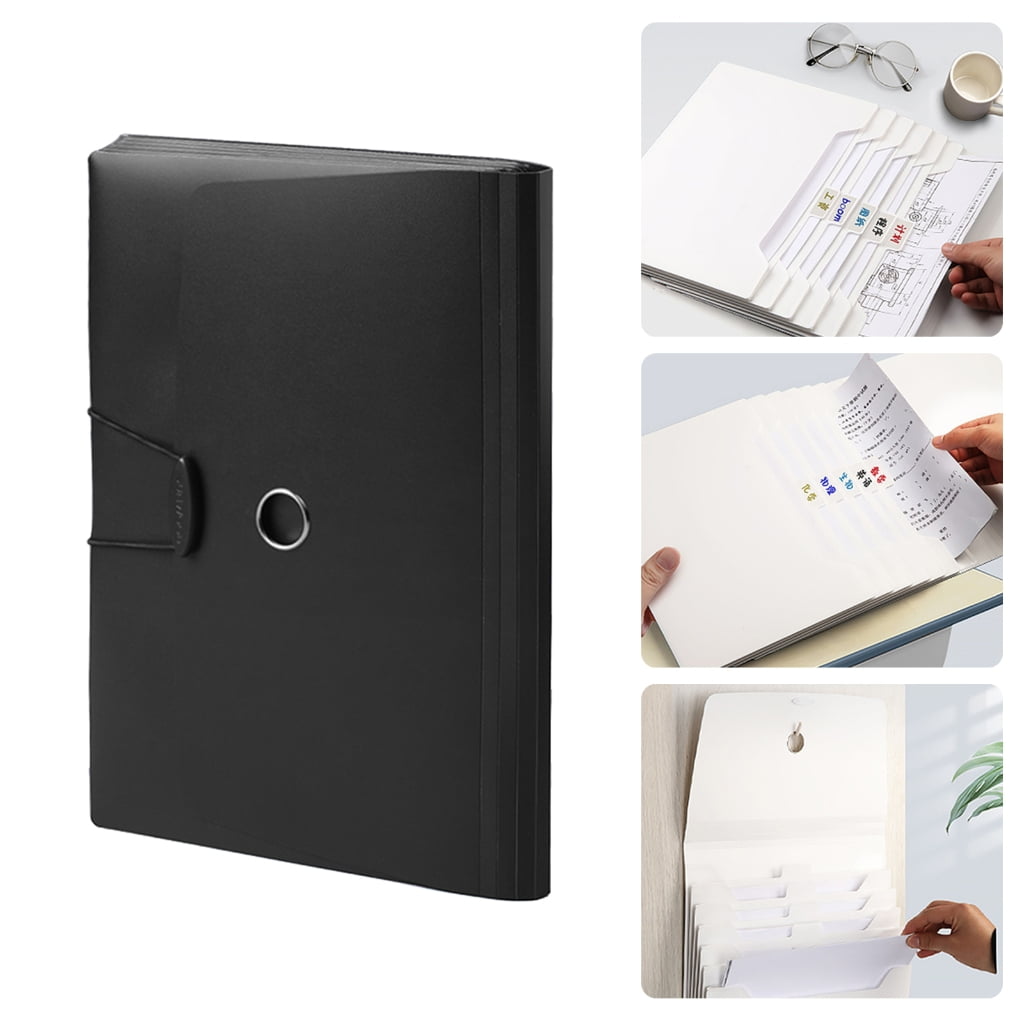 Wall File Folder Elastic String Accordion File Folder Letter Size ...