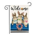 Wall Flag Poles for Garden Flag Easter Garden Flags Holiday Party Patio Decorations Hang Bunnies