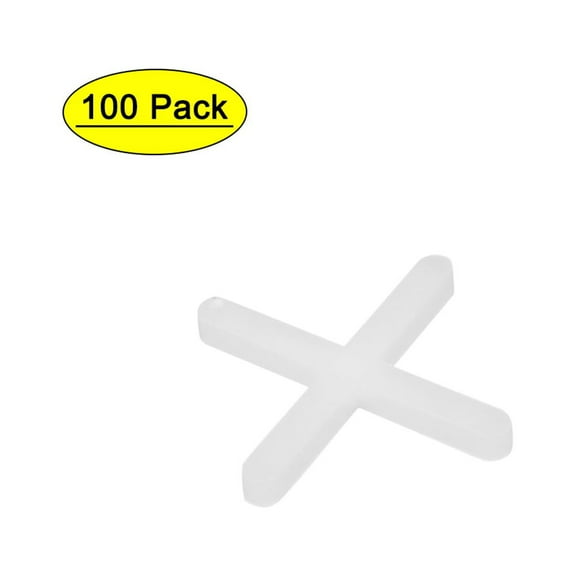 Wall Floor Ceramic Tile Plastic Cross Spacer 2.5mm White 100pcs