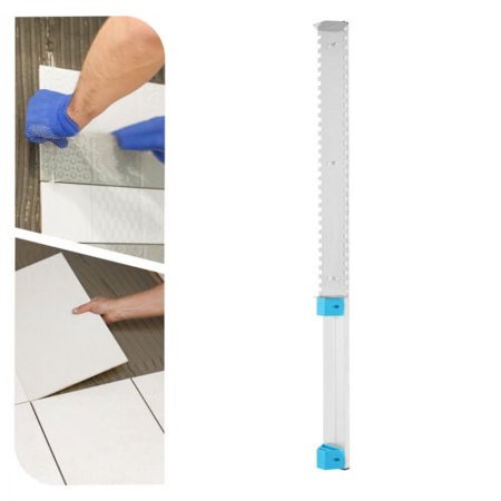 Wall Floor Tile Plastering Trowel Square Notch 24'' Leveling Tool Masonry Hand