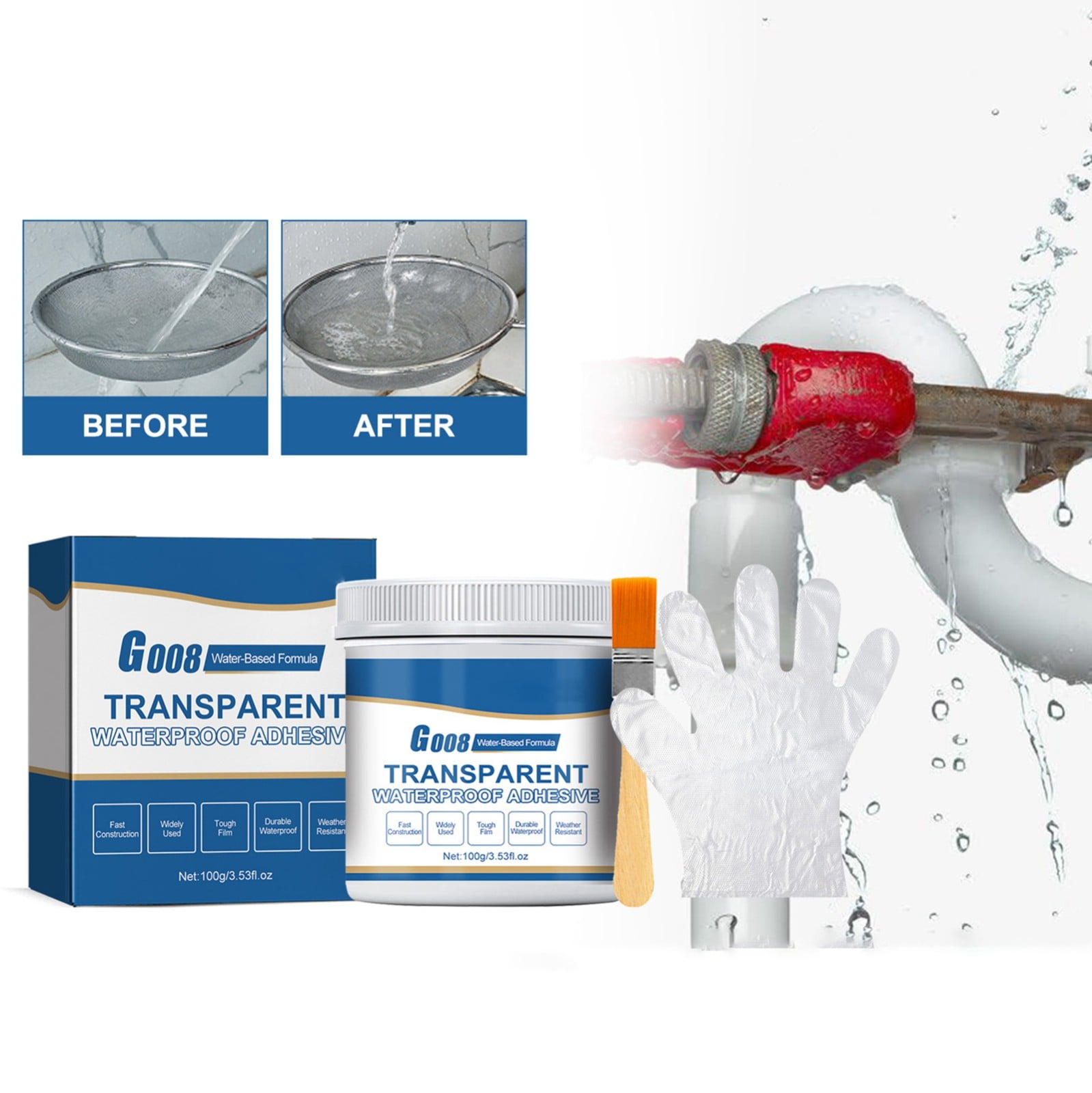 Wall Foam Filler for Holes Wall Crack Fixer Stucco Patch Exterior Dry