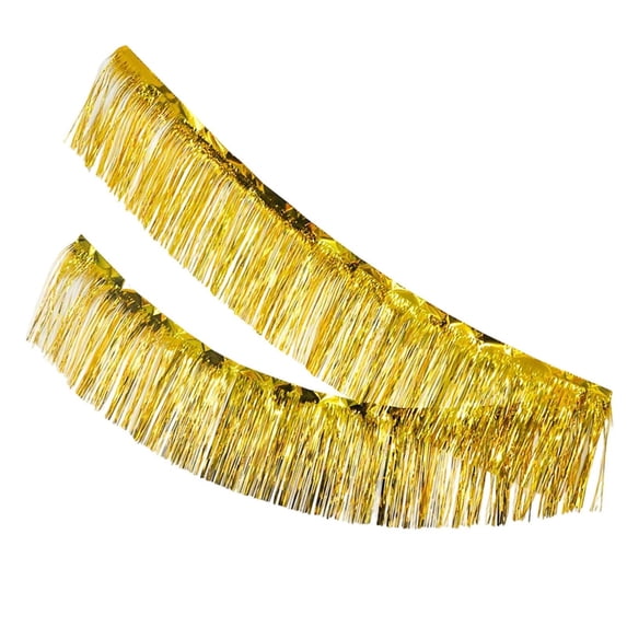 Wall Fringe Decor, Dienrx 30Ft Shiny Foil Streamers, For Graduation, Car Floats, Bridal Shower, Wedding, Birthday, Easy-Hang Ornament