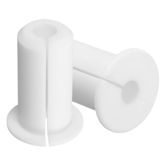 Wall Grommets for Cables 3/4", 2 Pcs Cable Routing Kit Silicone Hole Grommet Feed Through Bushing for Ethernet Accessories with 7.5mm Hole, White