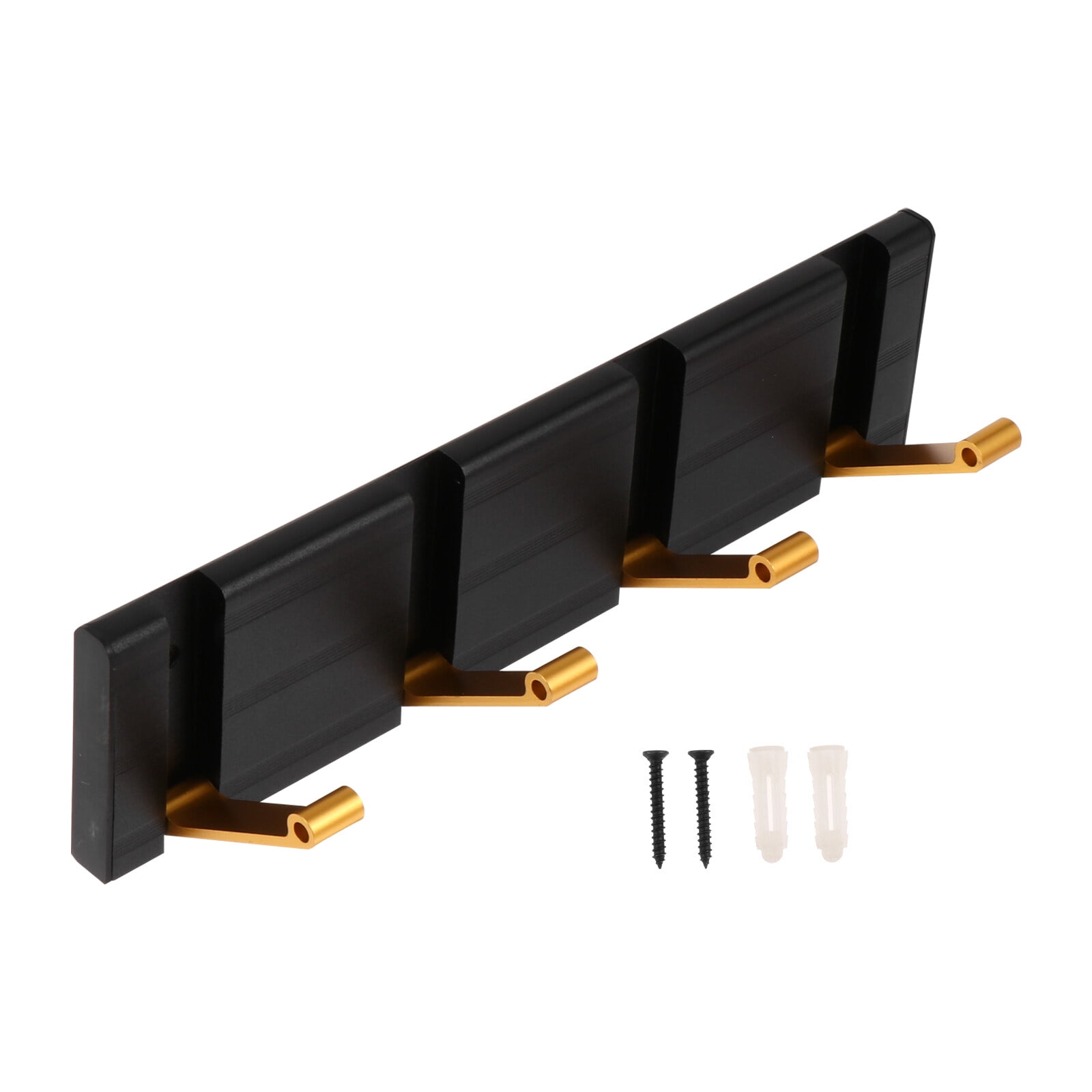 Wall Hanger Kitchen Hooks Hook Rack Coat Shelf Storage Rail Iron Rustic