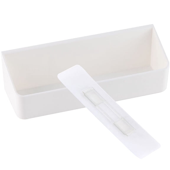 Wall Hangers Storage Box Small Basket Kitchen Seasoning Rack Bookshelves Mounted No Nails Hanging White The Hips