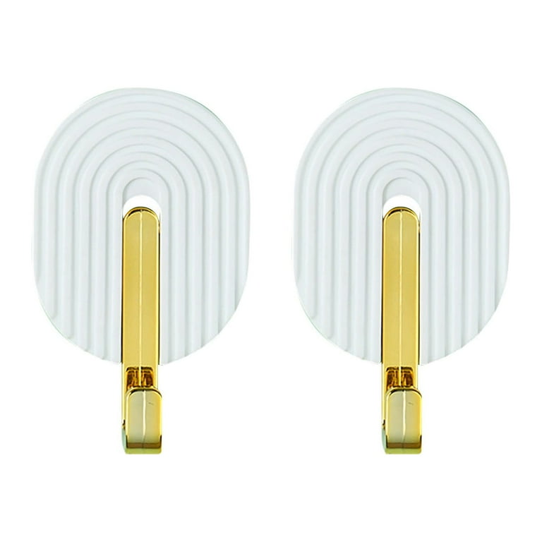 Wall Hangers without Nails Hooks Heavy Duty Coat Hook Picture Hangers with Nails 10 Lb Metal Coat Hook Creative False Ceiling Hangers Curtain Rod No Drill Hooks Hollow Door Hooks for Hanging