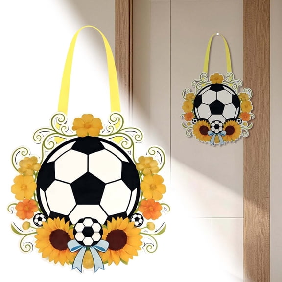 Wall Hanging 2026 Sports Themed Wooden Door Hanger Color Printed Decorative Sign For Fan Parties